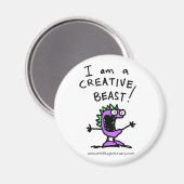 iamabeast_logo magneet (Voorkant / Achterkant)