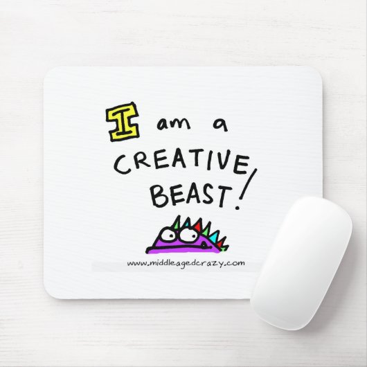 iamabeast muismat (Met muis)