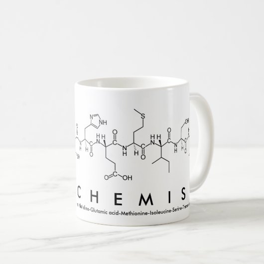 IAmAChemist peptide name mok (Voorkant rechts)