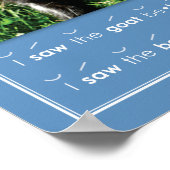 Iambische diameter 13 x 19-inch Poster voor klaslo (Hoek)