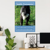 Iambische diameter 24 x 36 inch Poster klaslokaal (Thuiskantoor)