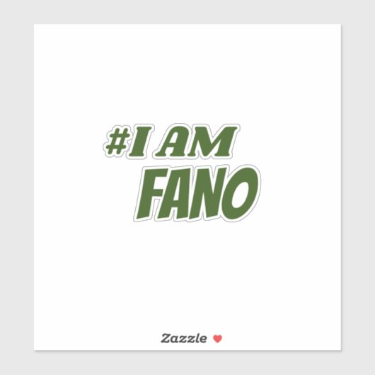 #IAmFano Fano Amhara Sticker (Vel)