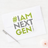 #IAMNEXTGEN 3 "x3" Vierkante Sticker (Envelop)
