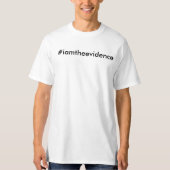 #iamtheevidence mannelijk t-shirt (Voorkant)