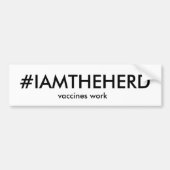 #IAMTHEHERD-bumpersticker Bumpersticker (Voorkant)