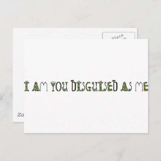 iamyou briefkaart (Voorkant / Achterkant)