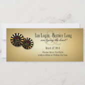 Ian & Bernice Las Vegas Deluxe Rood Zwart Goud Kaart (Achterkant)