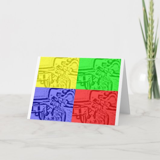 ian de Kaart van de Verjaardag van de Aap (Voorkant)