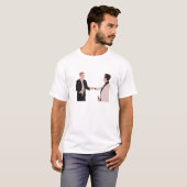 ian en mickey bruiloft t-shirt (Voorkant volledig)