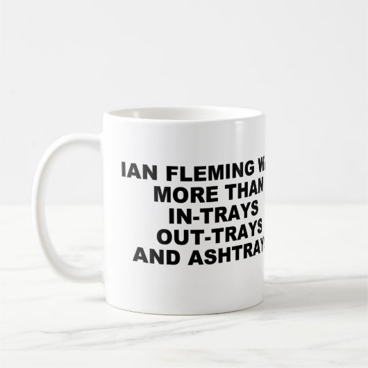 Ian Fleming Mug Koffiemok (Links)