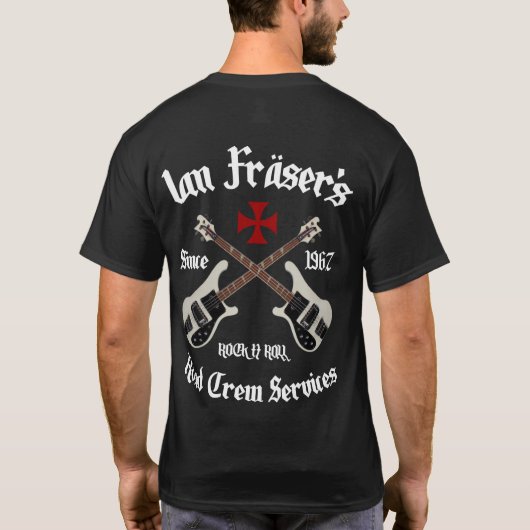 Ian Fraser's Road Crew Services 1967 Lemmy Shirt (Achterkant)