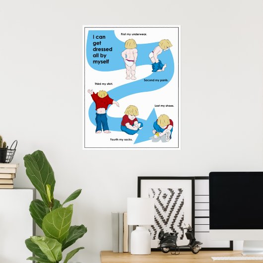 Ian - Ik kan gekleed Poster krijgen (Thuiskantoor)