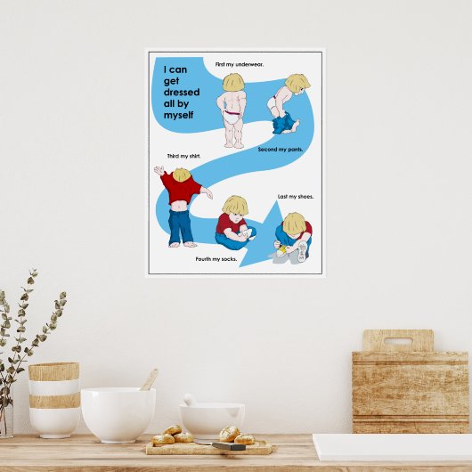 Ian - Ik kan gekleed Poster krijgen (Keuken)