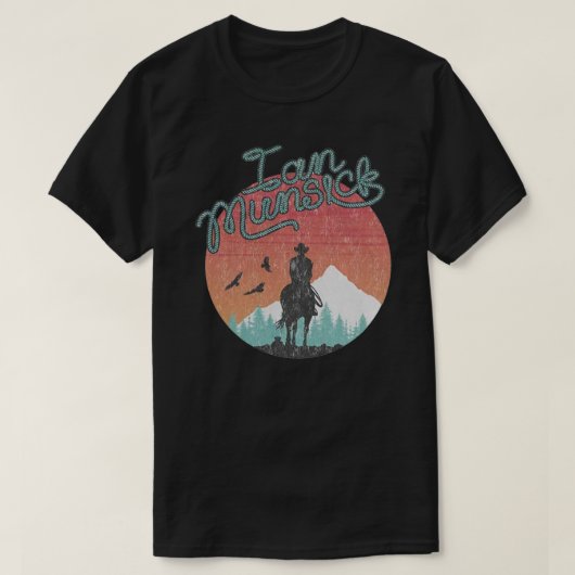Ian munsick m erch Sunset Ride T-Shirts Gift for F (Design voorkant)