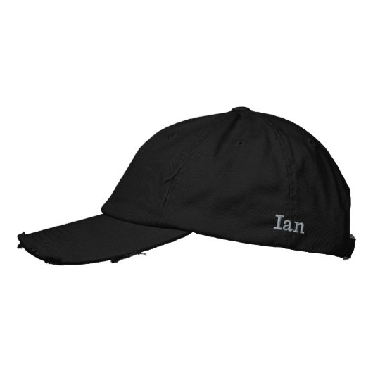 Ian Name Embroidered, Geborduurde Pet (Links)