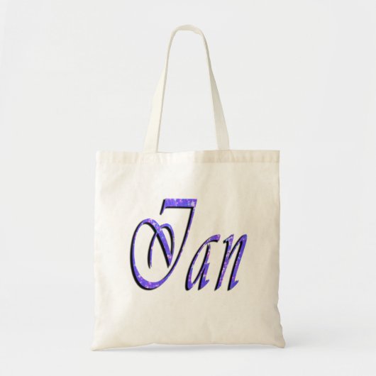 Ian, Name, Logo, Kindy Library Canvas tas (Voorkant)