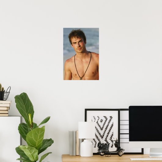 Ian Somerhalder Shirtless Poster (Thuiskantoor)