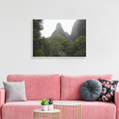 Iao-naald in Maui, Hawaï Canvas Afdruk (Insitu (Woonkamer))
