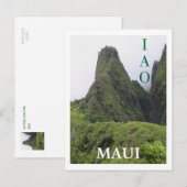 IAO-NAALD (MAU) IS GEHULD IN WOLKEN BRIEFKAART (Voorkant / Achterkant)