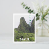 IAO-NAALD (MAU) IS GEHULD IN WOLKEN BRIEFKAART (Staand voorkant)