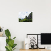 iao - naaldstaatmonument in maui hawaii poster (Thuiskantoor)