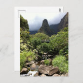 Iao Needle in Iao Valley State Park, Maui, Hawaii Briefkaart (Voorkant / Achterkant)