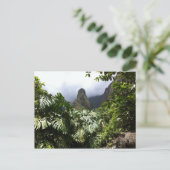 Iao Needle in Iao Valley State Park, Maui, Hawaii Briefkaart (Staand voorkant)