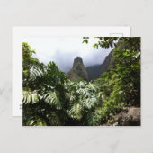 Iao Needle in Iao Valley State Park, Maui, Hawaii Briefkaart (Voorkant / Achterkant)