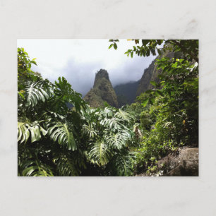 Iao Needle in Iao Valley State Park, Maui, Hawaii Briefkaart