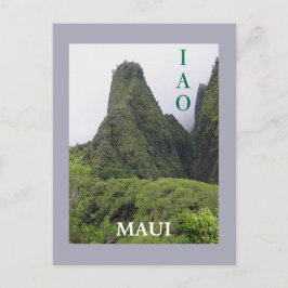 IAO VALLEY, MAUI BRIEFKAART