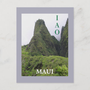IAO VALLEY, MAUI BRIEFKAART