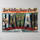 Iao Valley State Park, Hawaii Poster (Voorkant)