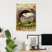 @Iaowichris irkafirka print (Thuiskantoor)