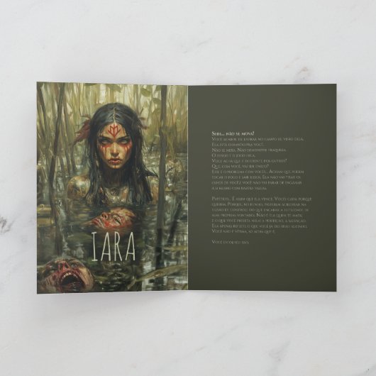 Iara Feestdagen Kaart (Binnen)