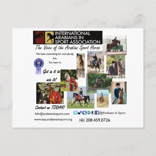 IASA-Briefkaart Uitnodiging Briefkaart (Voorkant)