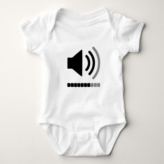 iBaby – Apple Mac Snooze Icon – Baby Body Romper (Voorkant)