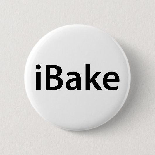 iBake t-shirt Ronde Button 5,7 Cm (Voorkant)