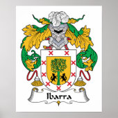 Ibarra Family Crest Poster (Voorkant)