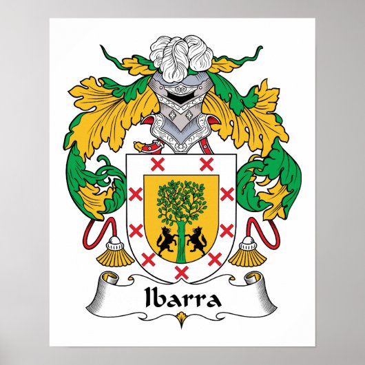 Ibarra Family Crest Poster (Voorkant)