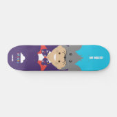 Ibbleobble™ - mijnheer Mousey - Schaats Deck - KAA Persoonlijk Skateboard (Horizontaal)