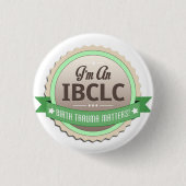 IBCLC-badge Ronde Button 3,2 Cm (Voorkant)