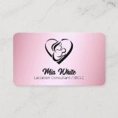 IBCLC Lactation Counselor Roos Gold Visitekaartje (Voorkant)