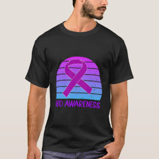 IBD Awareness Crohn en colitis Paarse R T-shirt