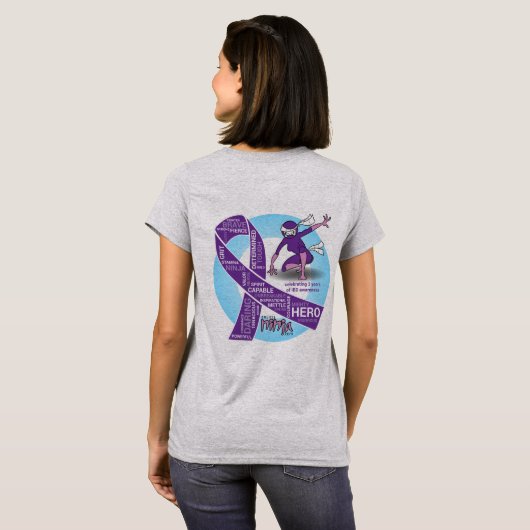 IBD Awareness T-shirt (Achterkant volledig)