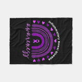 Ibd Warrior - Inflammatoire darmziekte bewustzijn Fleece Deken (Voorkant (Horizontaal))