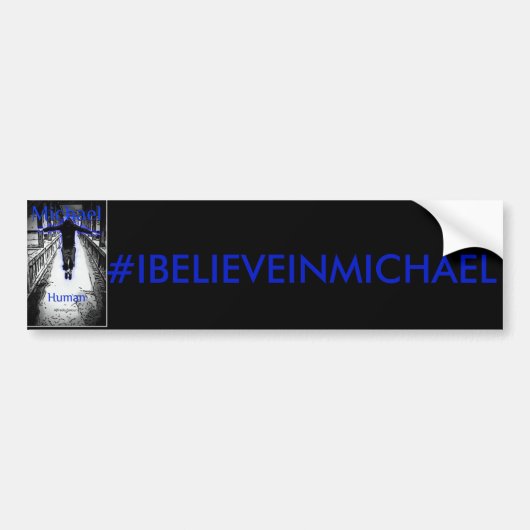 #IBELEIVEINMICHAEL Bumpersticker (Voorkant)