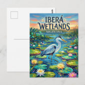 Iberá-moerassen Argentinië Briefkaart (Voorkant / Achterkant)