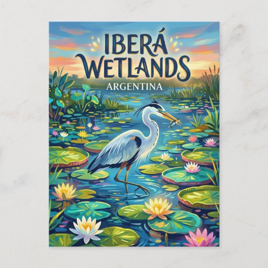 Iberá-moerassen Argentinië Briefkaart (Voorkant)