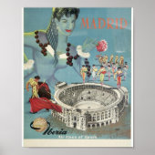 Iberia Vintage "Madrid" Poster (Voorkant)
