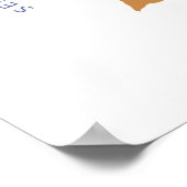 Iberia Volgens Spanje Poster (Hoek)